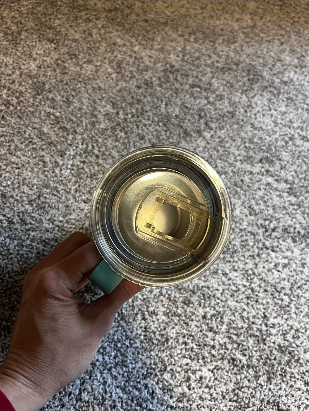 YETI Rambler 30 oz Travel Mug Seafoam Handle Tumbler with Lid Insulated